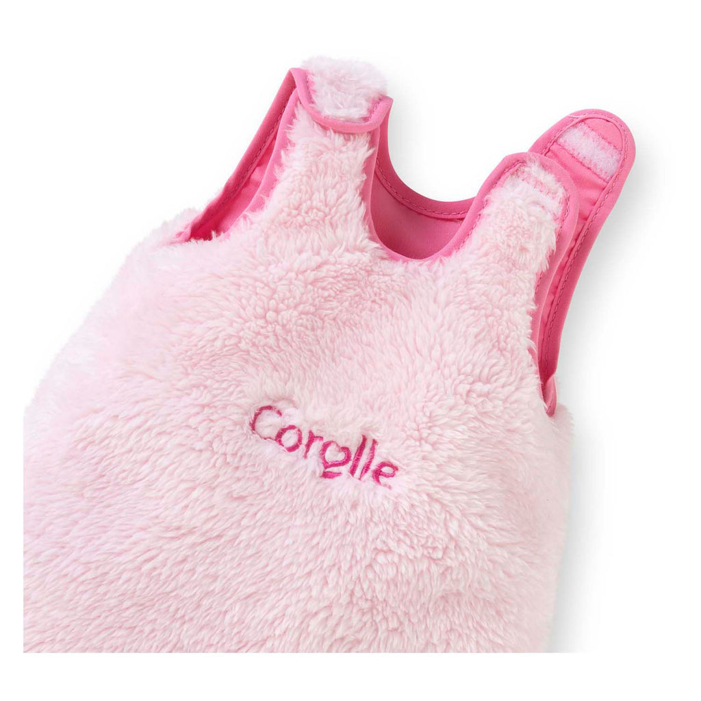 Corolle pluche slaapzak poppen roze 30cm - accessoire voor poppen.
