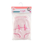 Corolle poppen draagrugzak roze pluche 30cm babypop accessoire.