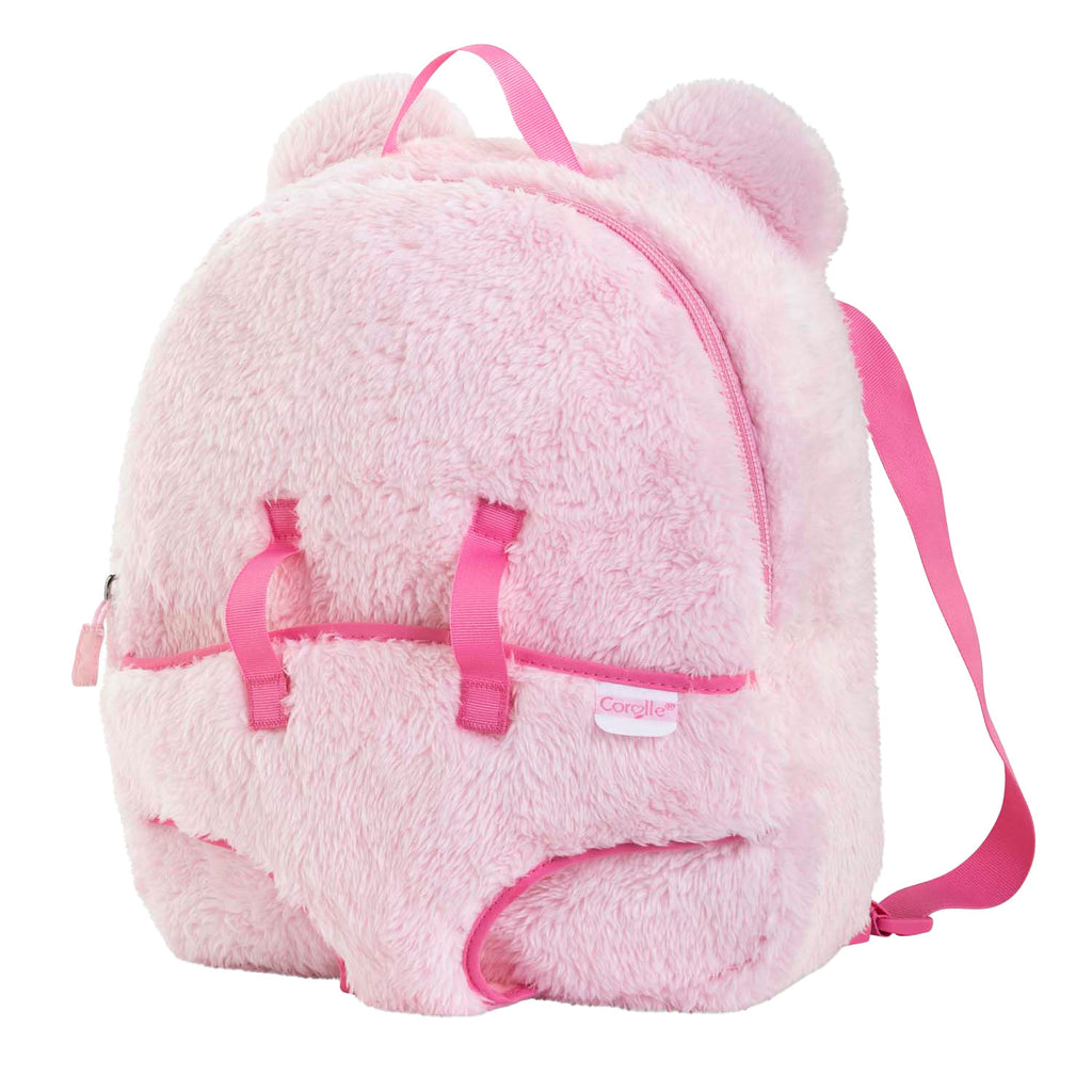 Corolle roze pluche poppen draagrugzak, 30cm