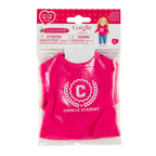 Corolle fuchsia t-shirt voor poppen, 36cm