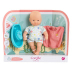 Corolle - – mini badset – badpop 20 cm – cape en bootje