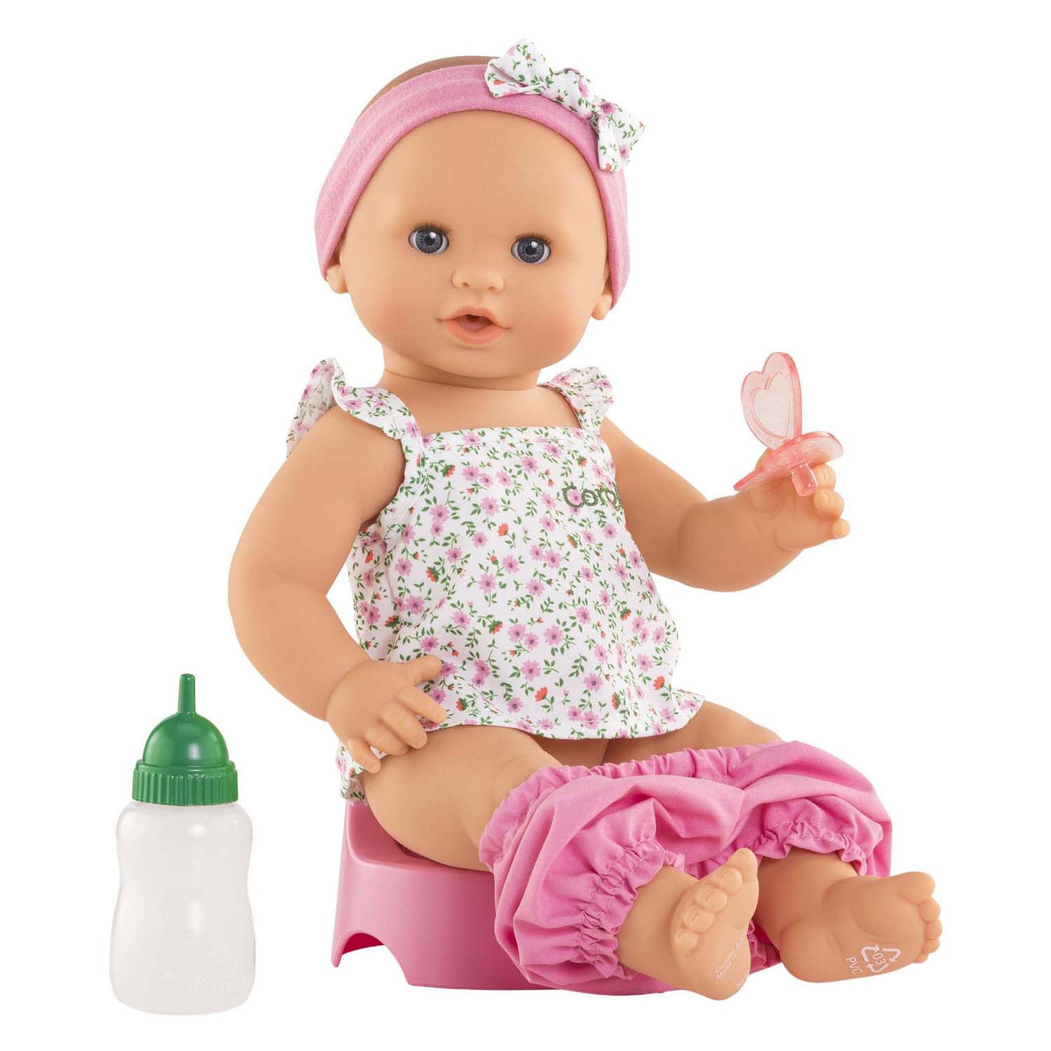 Corolle - mon grande poupon drink- en plaspop emma - 36cm