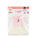 Corolle - t-shirt met jurkje kleine ontdekker - 30cm