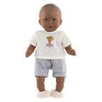 Corolle - poppenoutfit t-shirt en korte broek kleine ontdekker 30cm.