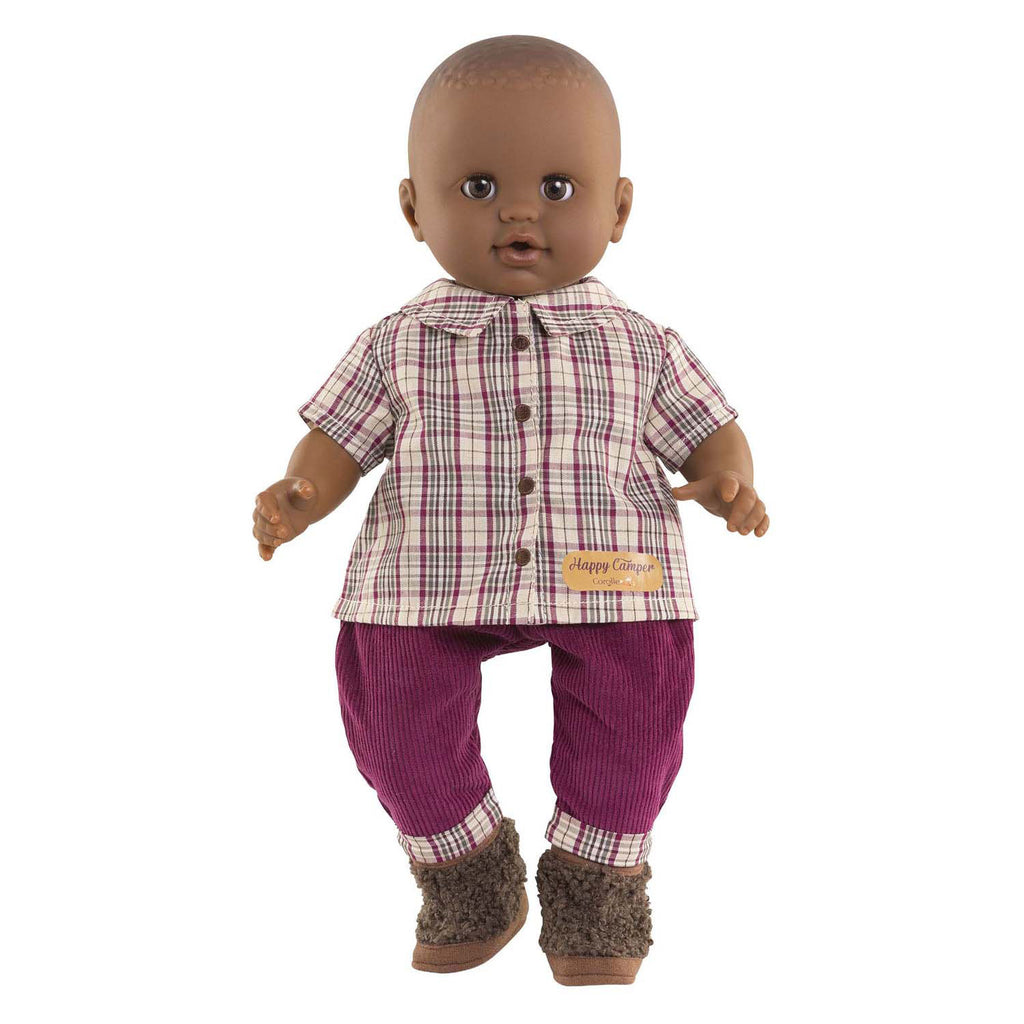 Corolle - geruit shirt met broek kleine ontdekker - 36cm