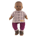 Corolle - geruit shirt met broek kleine ontdekker - 36cm