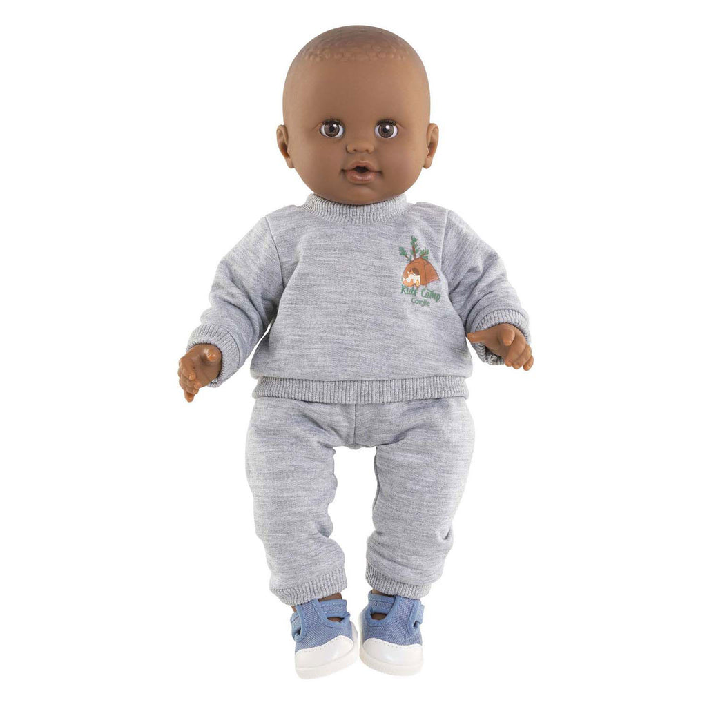 Corolle grijs joggingpak kleine ontdekker - 36cm