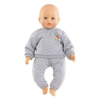 Corolle grijs poppen joggingpak kleine ontdekker - 42cm