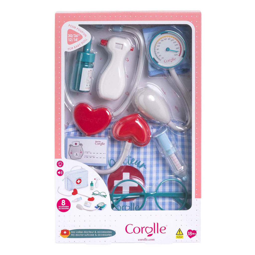 Corolle - dokterstas met 8 accessoires