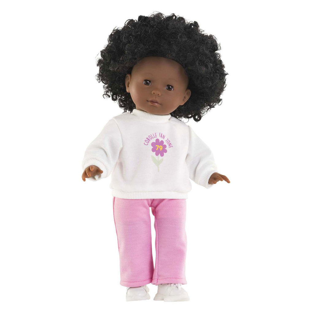 Corolle poppen joggingpak 36cm - kledingset voor babypop roze.