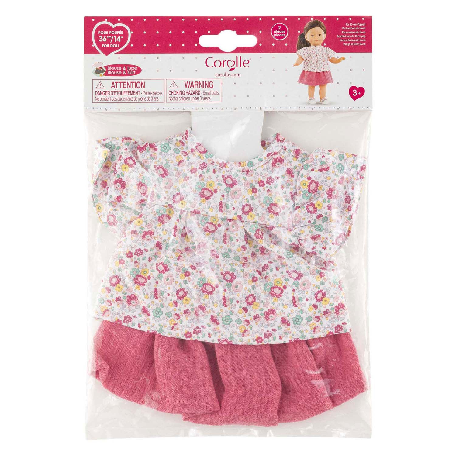 Corolle ma poppenblouse en rok - 36cm