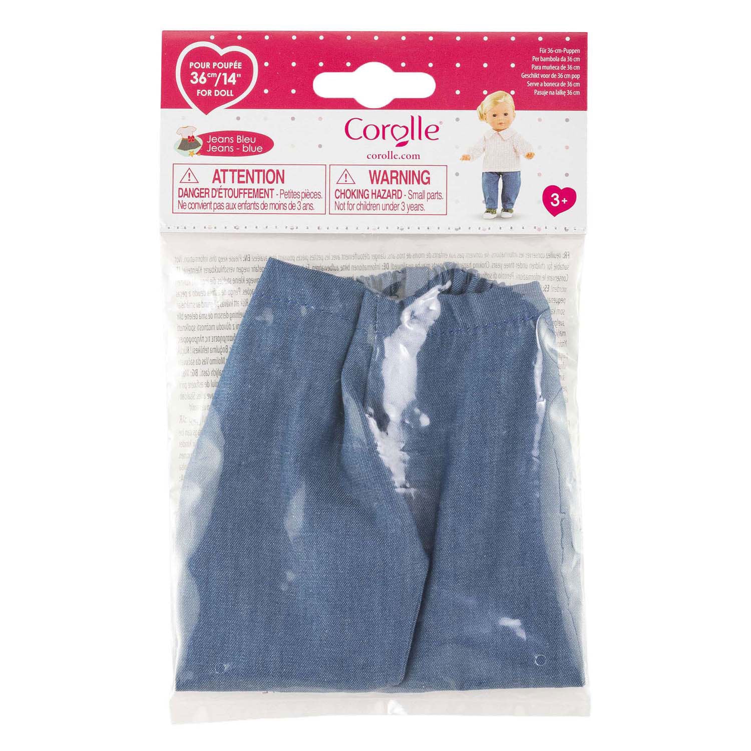 Corolle - Ma blauwe poppen jeans - 36cm