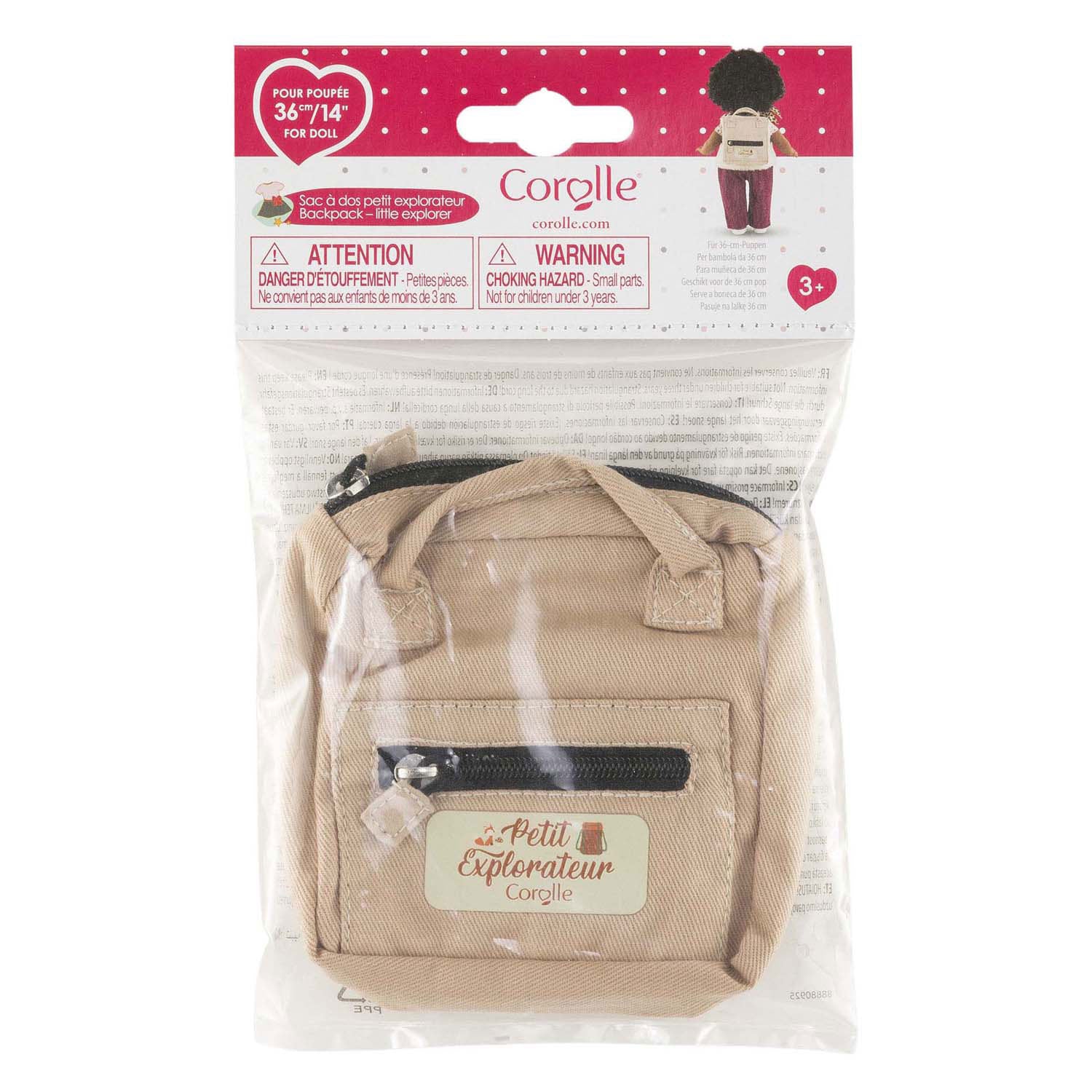 Corolle - Ma rugzak kleine ontdekkingsreiziger - 36cm
