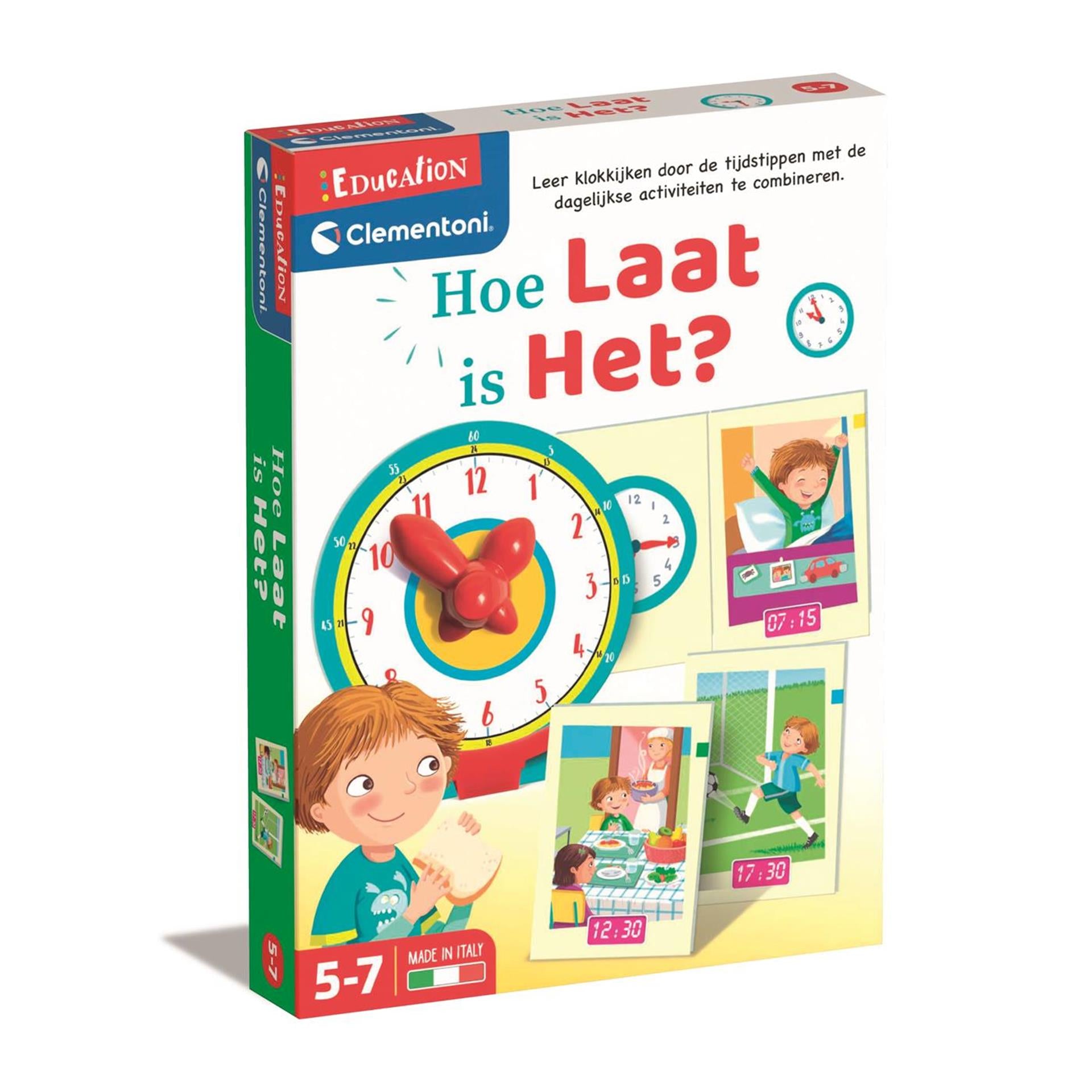 Clementoni hoelaat is het?