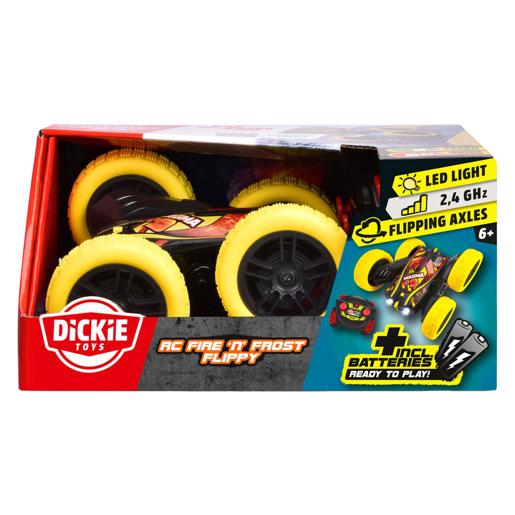 Dickie - Dickie rc bestuurbare auto fire 'n frost flippy rtr