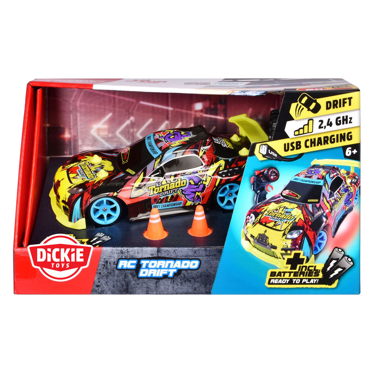 Dickie - Dickie rc bestuurbare auto tornado drift rtr
