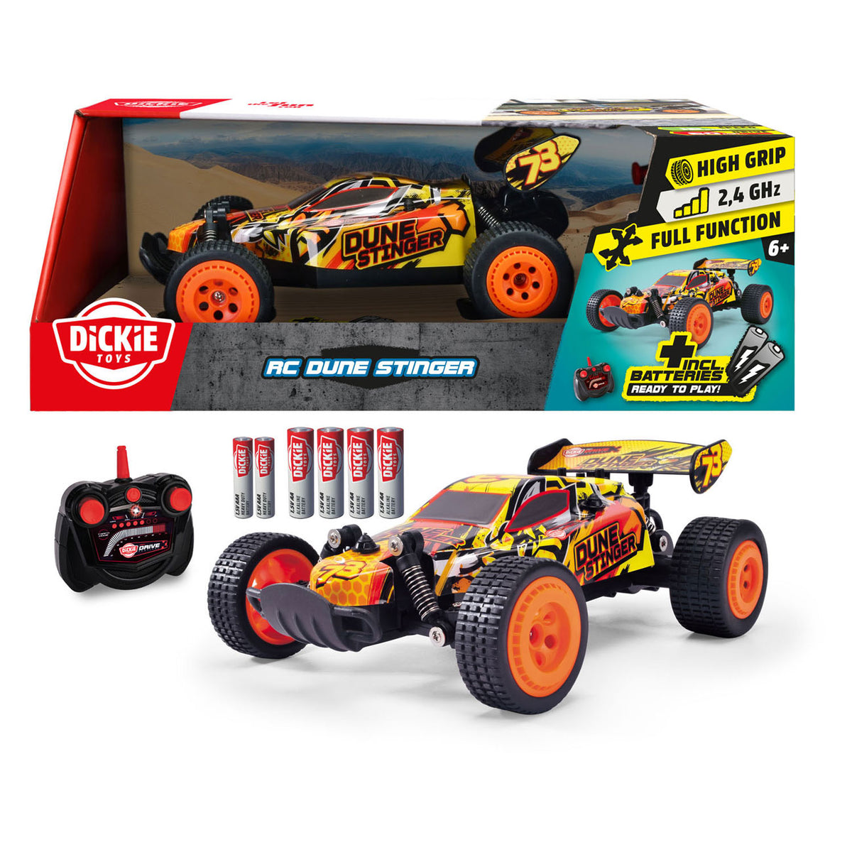 Dickie - Dickie toys 201105009 dune stinger 1:24 rc modelauto voor beginners elektro buggy