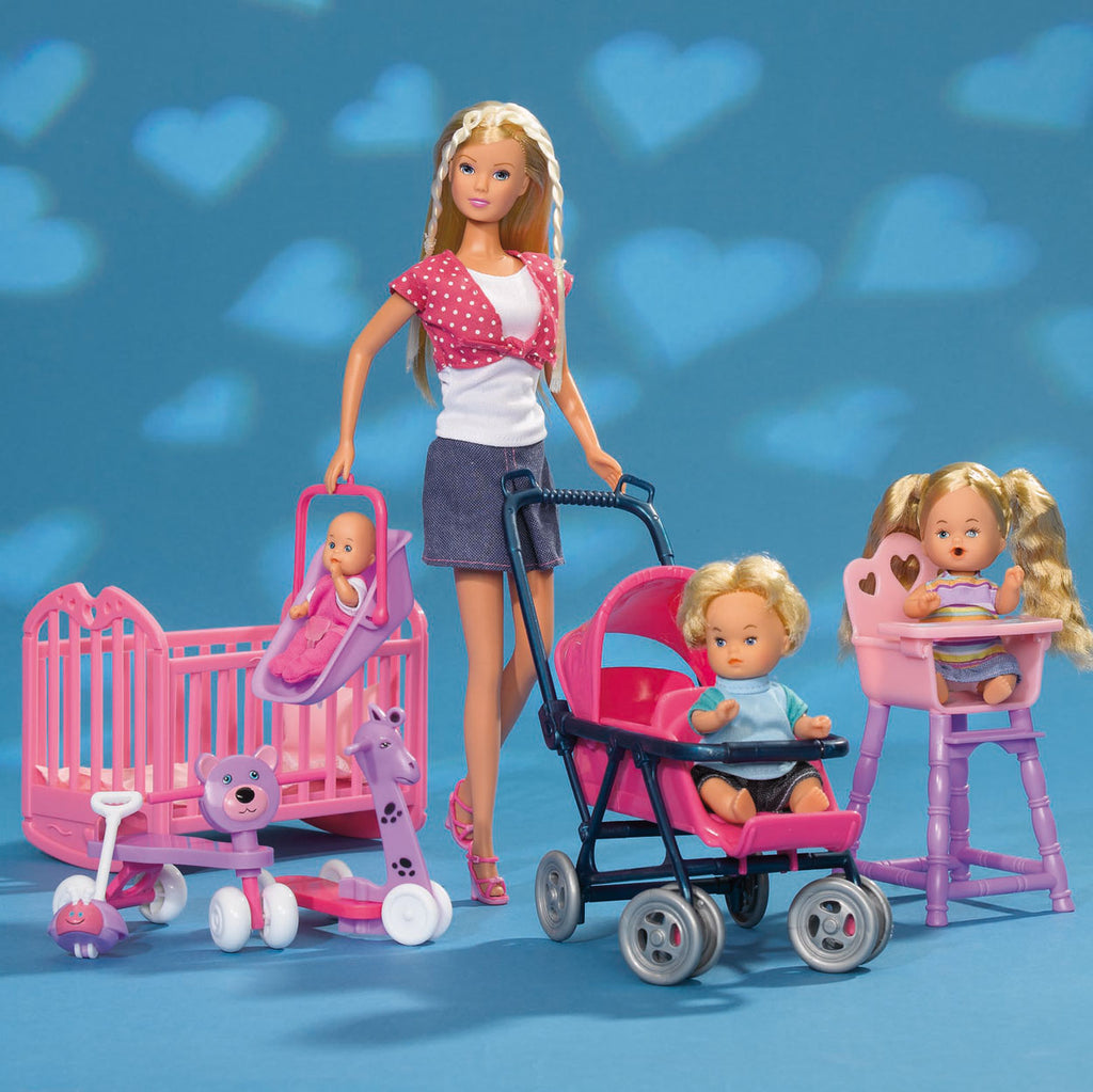 Simba - steffi love - baby world set - 29 cm - pop - vanaf 3 jaar