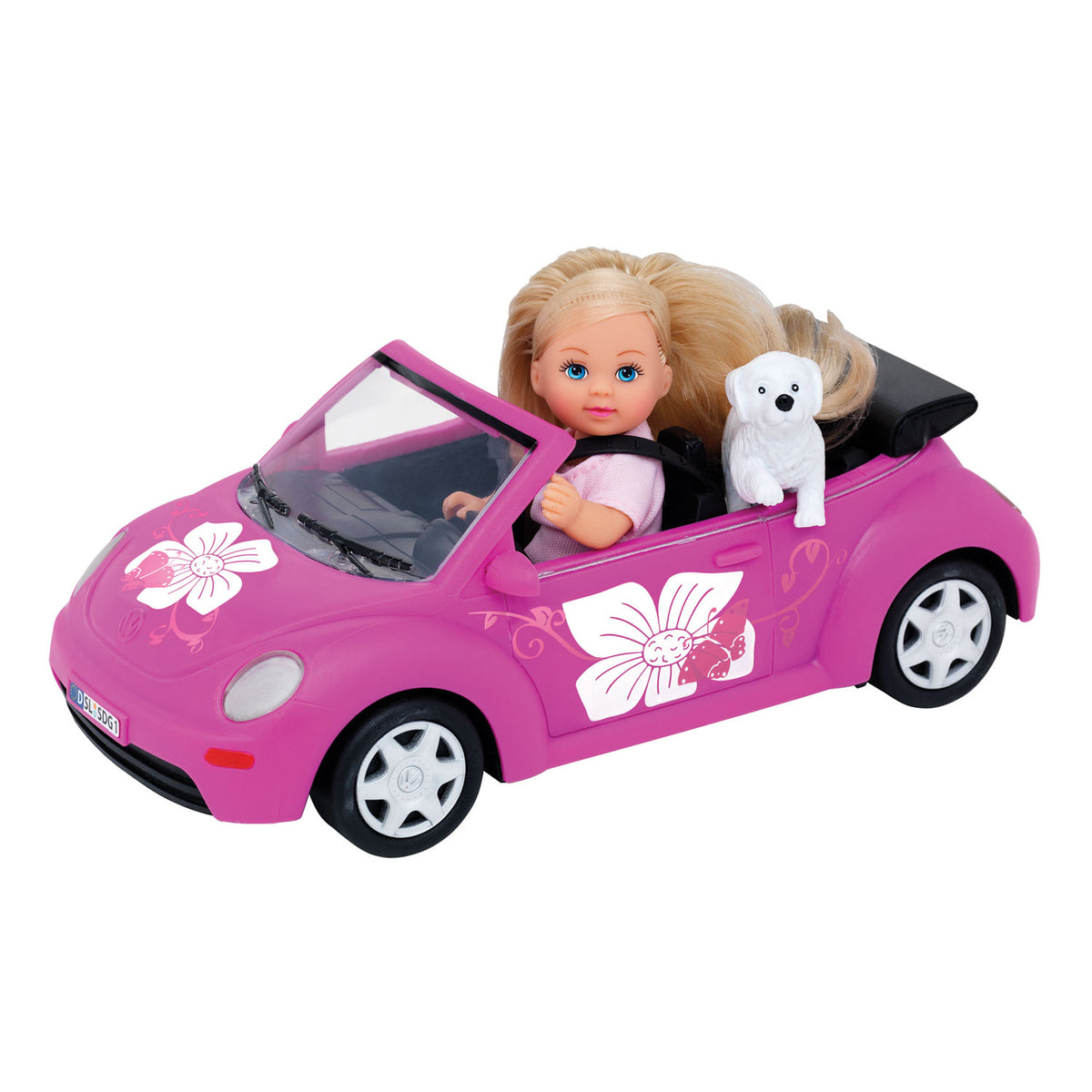 Simba - Simba - evi love - evi met beetle wagen 23cm - minipop - vanaf 3 jaar
