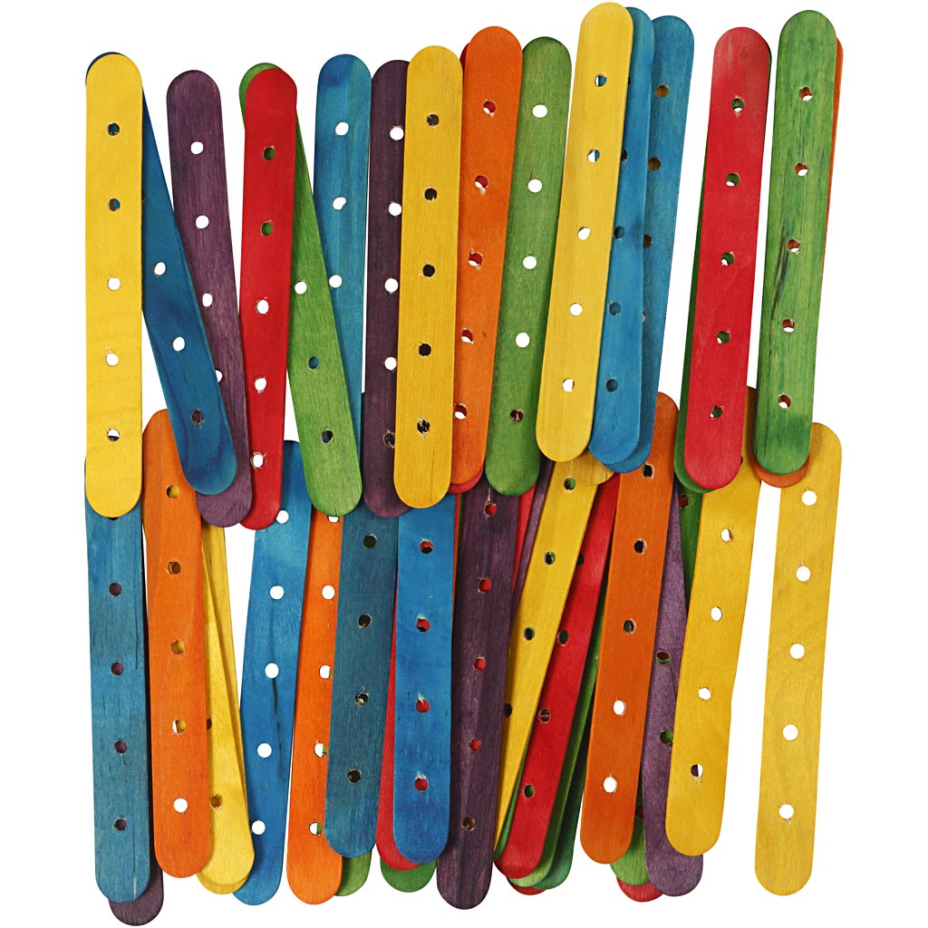 Creativ Company - Creativ Company Https://www.cchobby.nl/constructiestokjes-l-15-cm-b-1-8-cm-gatgrootte-4-mm-diverse-kleuren-500-div-1-doos