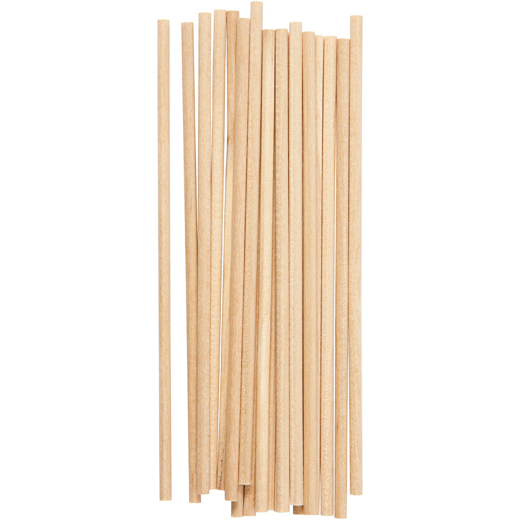 Creativ Company - Creativ Company Https://www.cchobby.nl/ronde-stokken-l-15-cm-d-4-mm-20-stuk-1-doos
