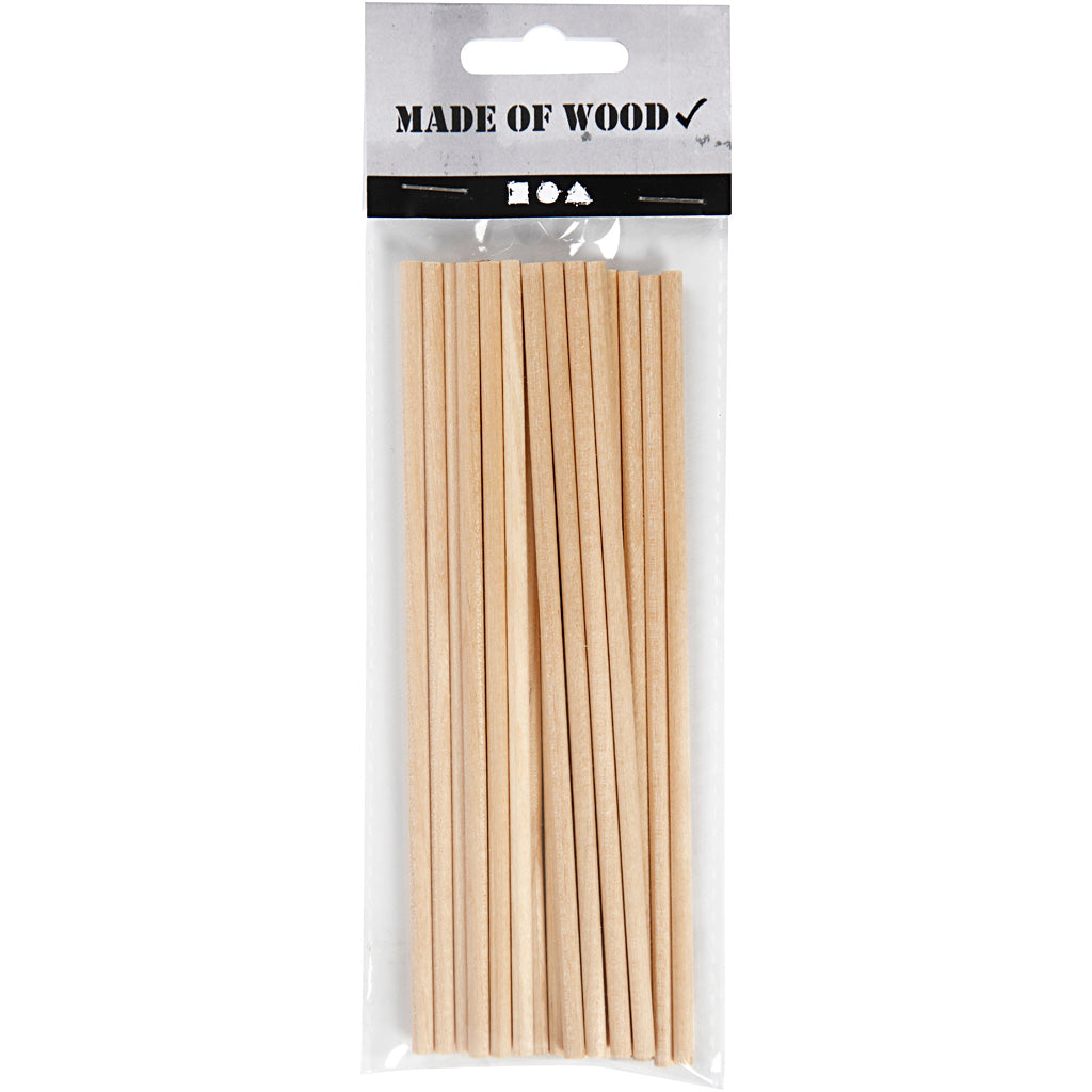 Creativ Company - Creativ Company Https://www.cchobby.nl/ronde-stokken-l-15-cm-d-4-mm-20-stuk-1-doos