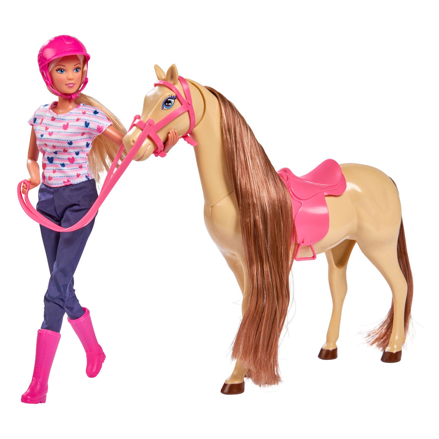 Simba - steffi love - riding trip - pop met paard - paardrijden - 29 cm - vanaf 3 jaar