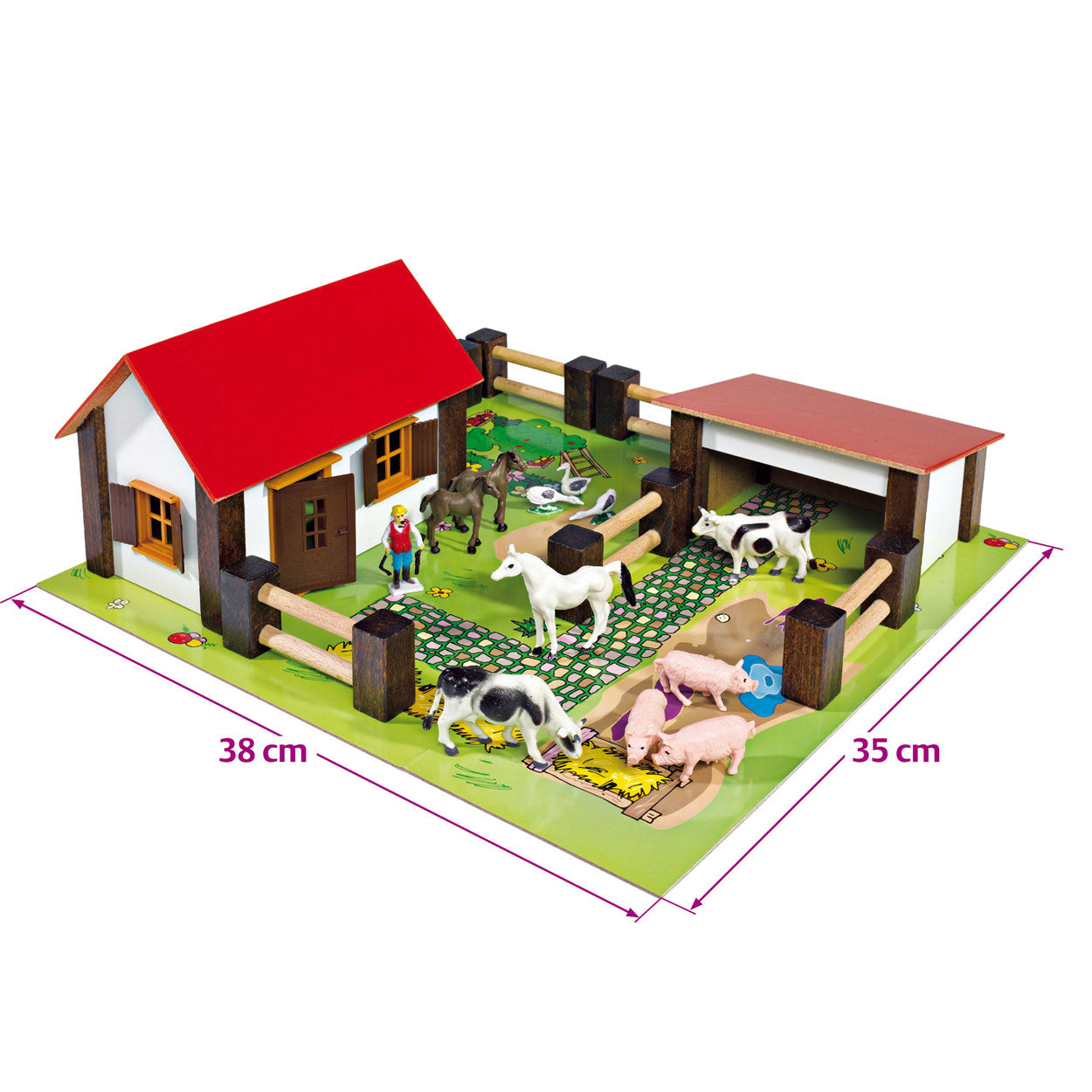Eichhorn - boerderij incl. dieren en accessoires