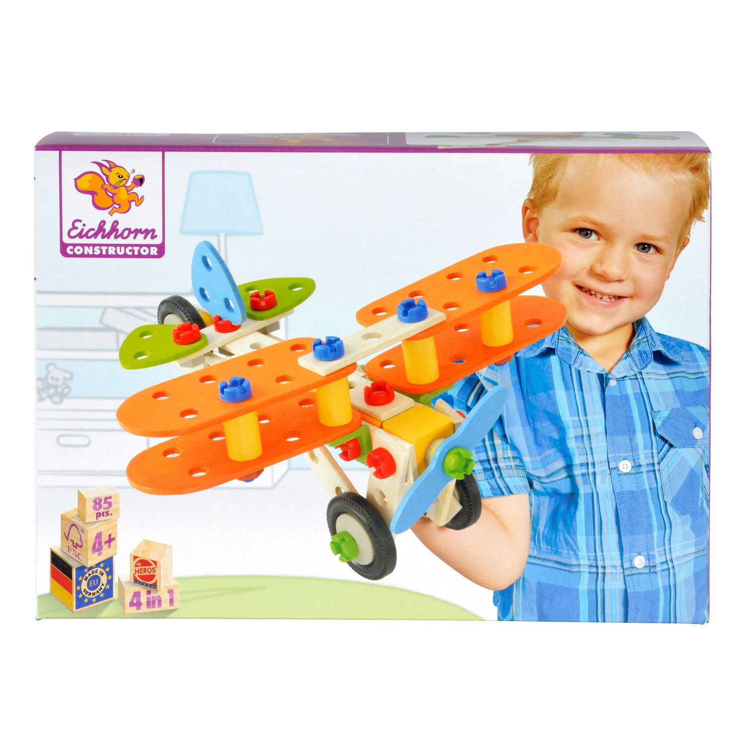 Heros eichhorn constructor 4in1, 85dlg.