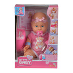 Simba - new born baby - cute doll - 30cm - drink en plasfunctie - babypop