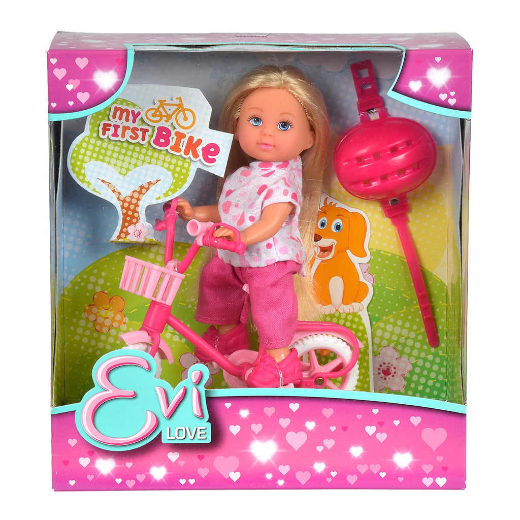 Diverse merken popje evi eerste fiets (2 ass.)