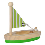 Eichhorn houten speelgoed zeilbootjes set - fsc hout - 2 stuks.