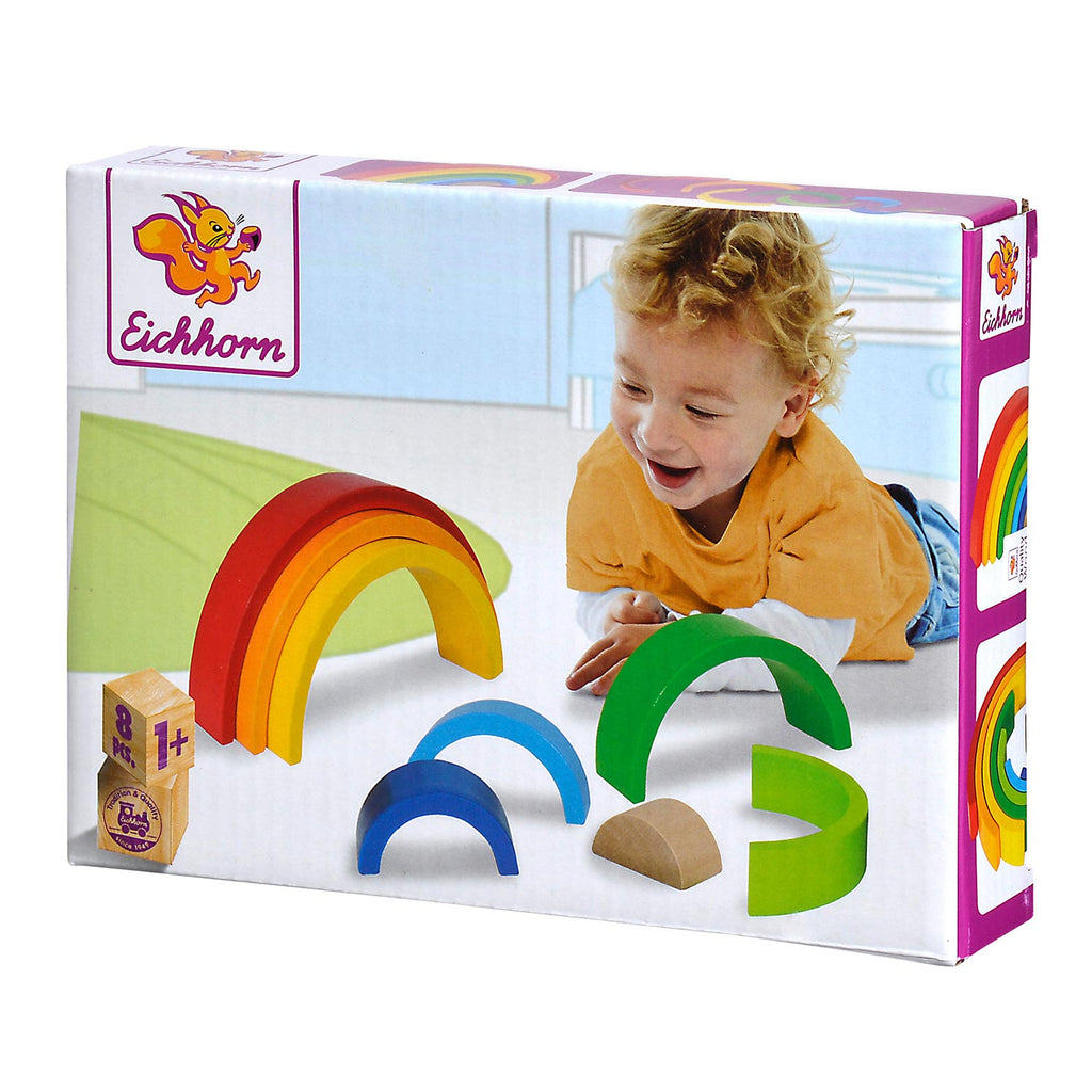 Eichhorn regenboog - sorteer en stapelspel