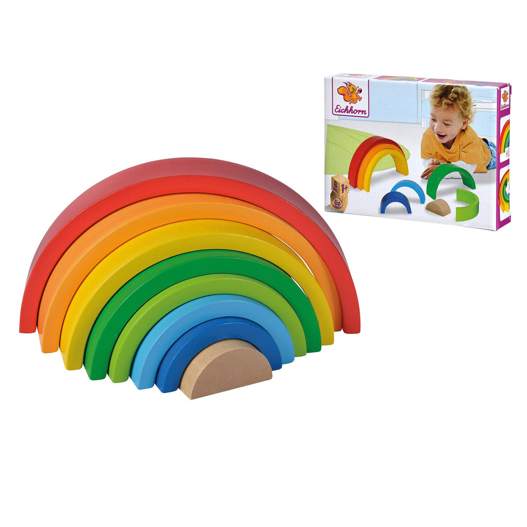 Eichhorn regenboog - sorteer en stapelspel