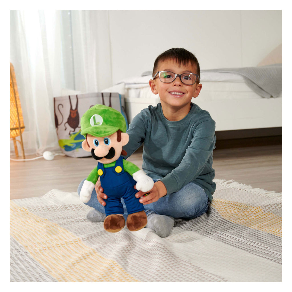 Simba - Simba Knuffel pluche super mario luigi 30cm