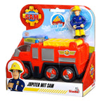 Simba - Simba Brandweerman sam jupiter brandweerauto met sam figuur