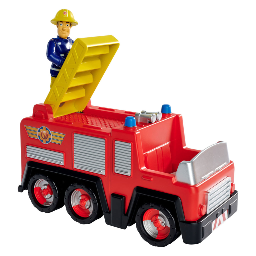 Simba - Simba Brandweerman sam jupiter brandweerauto met sam figuur