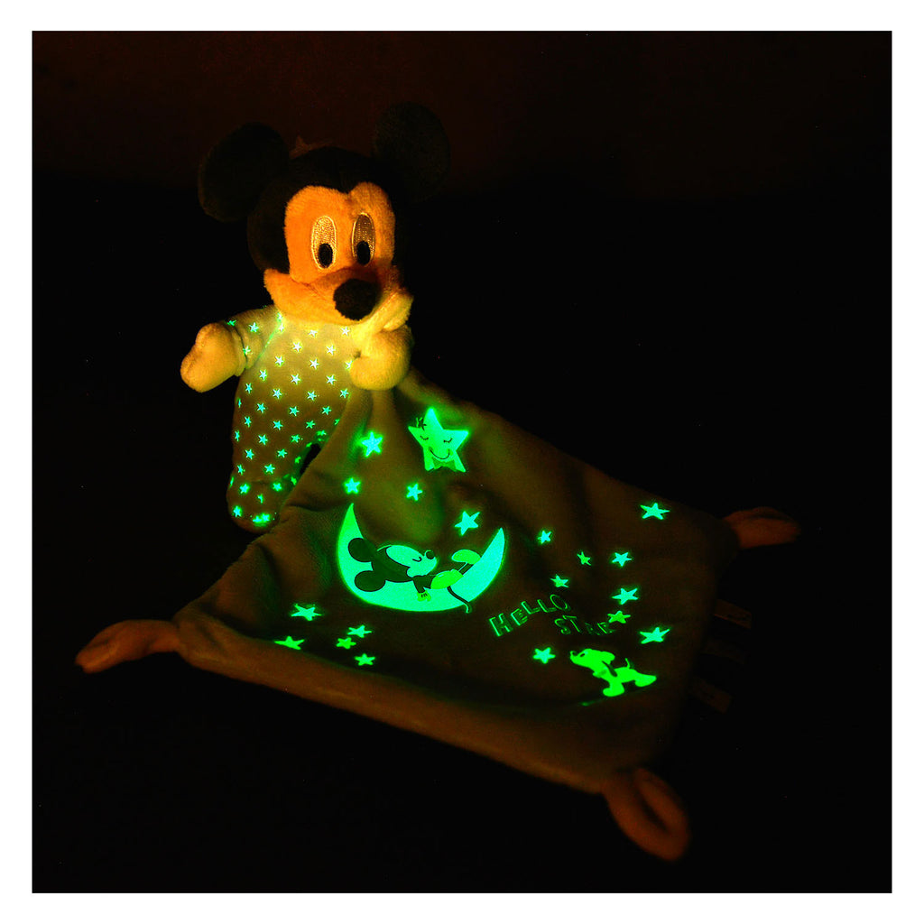 Simba disney mickey mouse glow in the dark doudou starry knuffeldoek