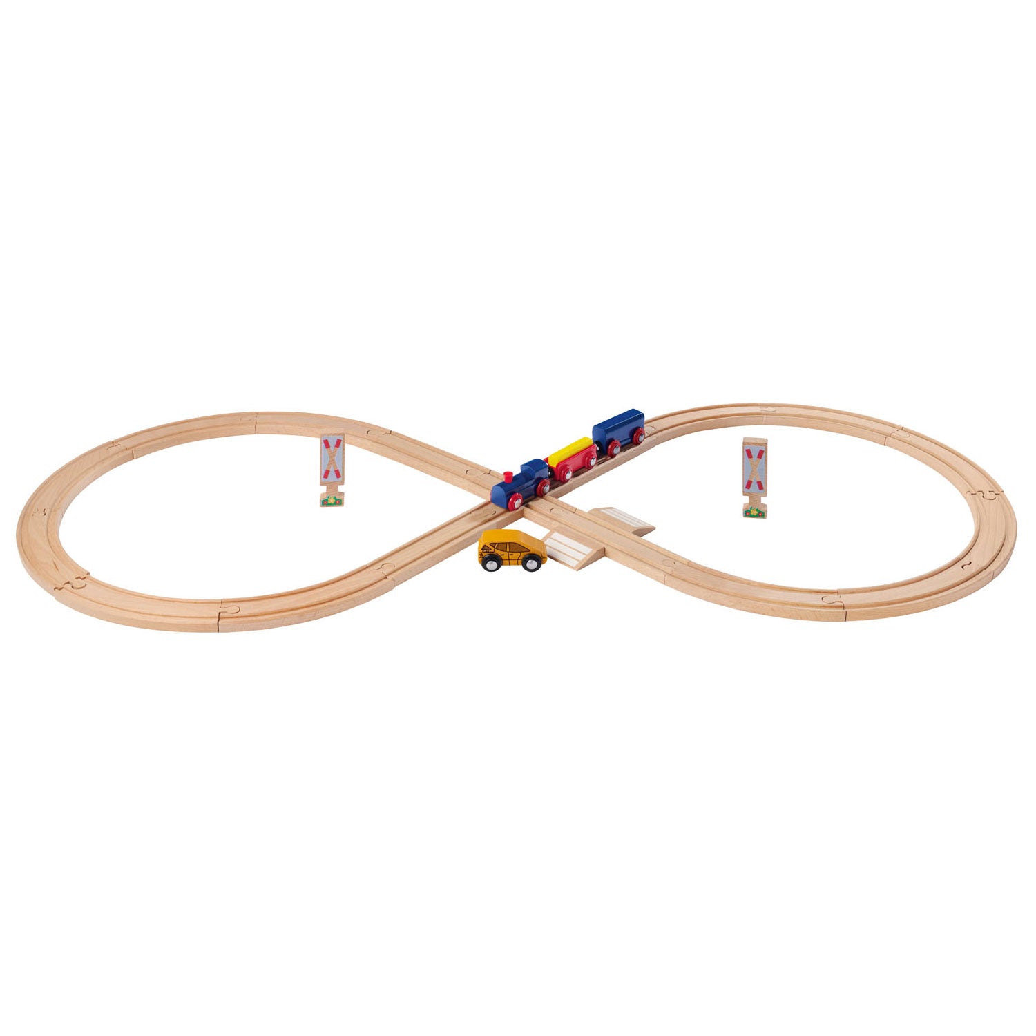 Eichhorn - treinbaan 8 figuur speelset 27dlg.