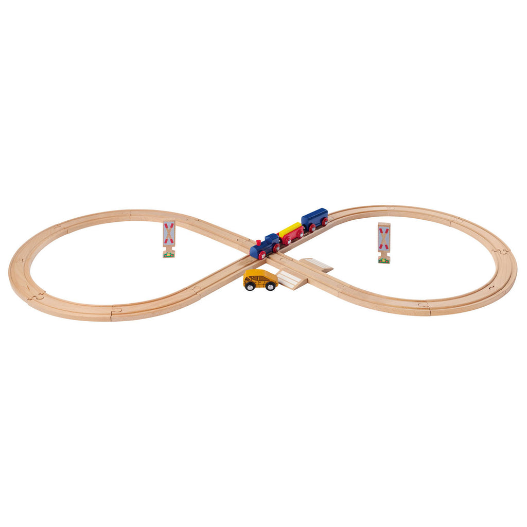 Eichhorn - treinbaan 8 figuur speelset 27dlg.