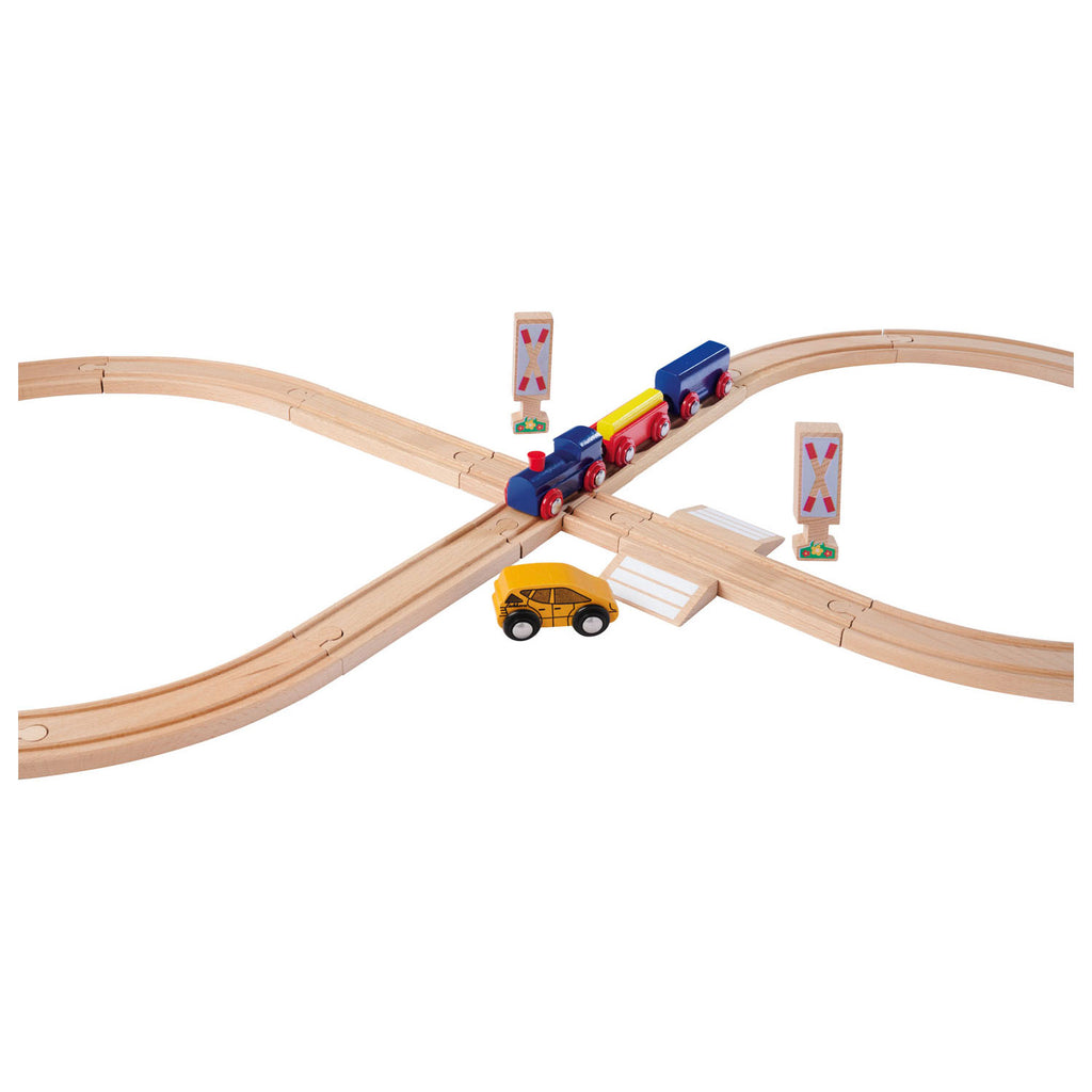 Eichhorn - treinbaan 8 figuur speelset 27dlg.