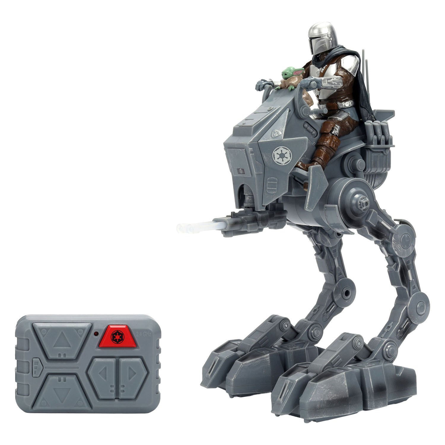 Jada toys jada rc bestuurbare star wars at-rt met licht en geluid - 29cm