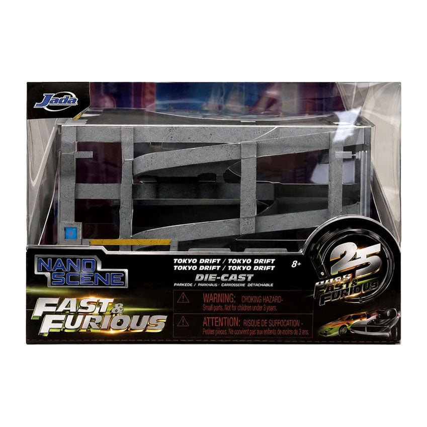 Jada Toys - Jada Toys Jada fast & furious nano tokyo drift garage incl. twee speelgoedauto's