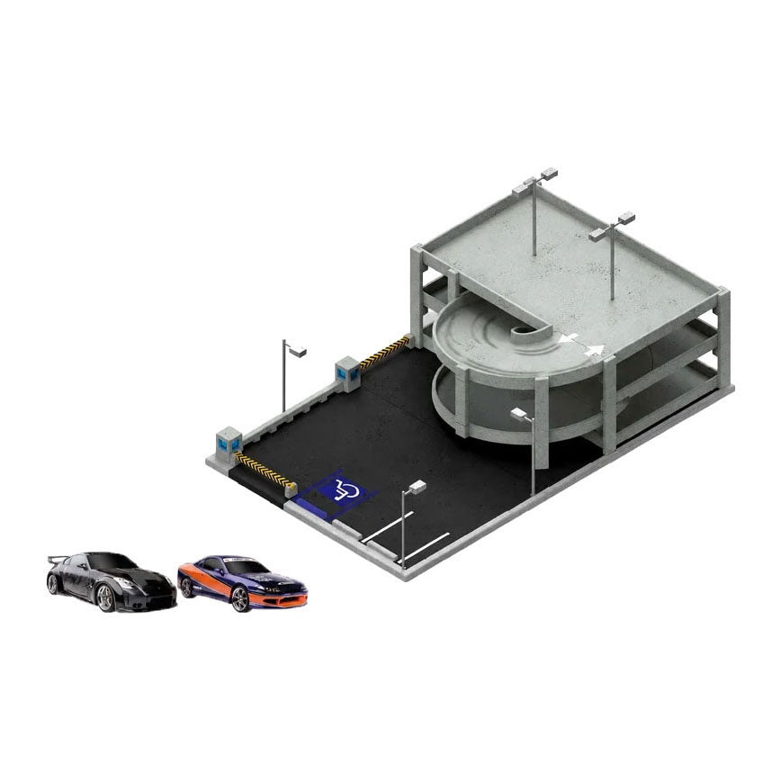 Jada Toys - Jada Toys Jada fast & furious nano tokyo drift garage incl. twee speelgoedauto's
