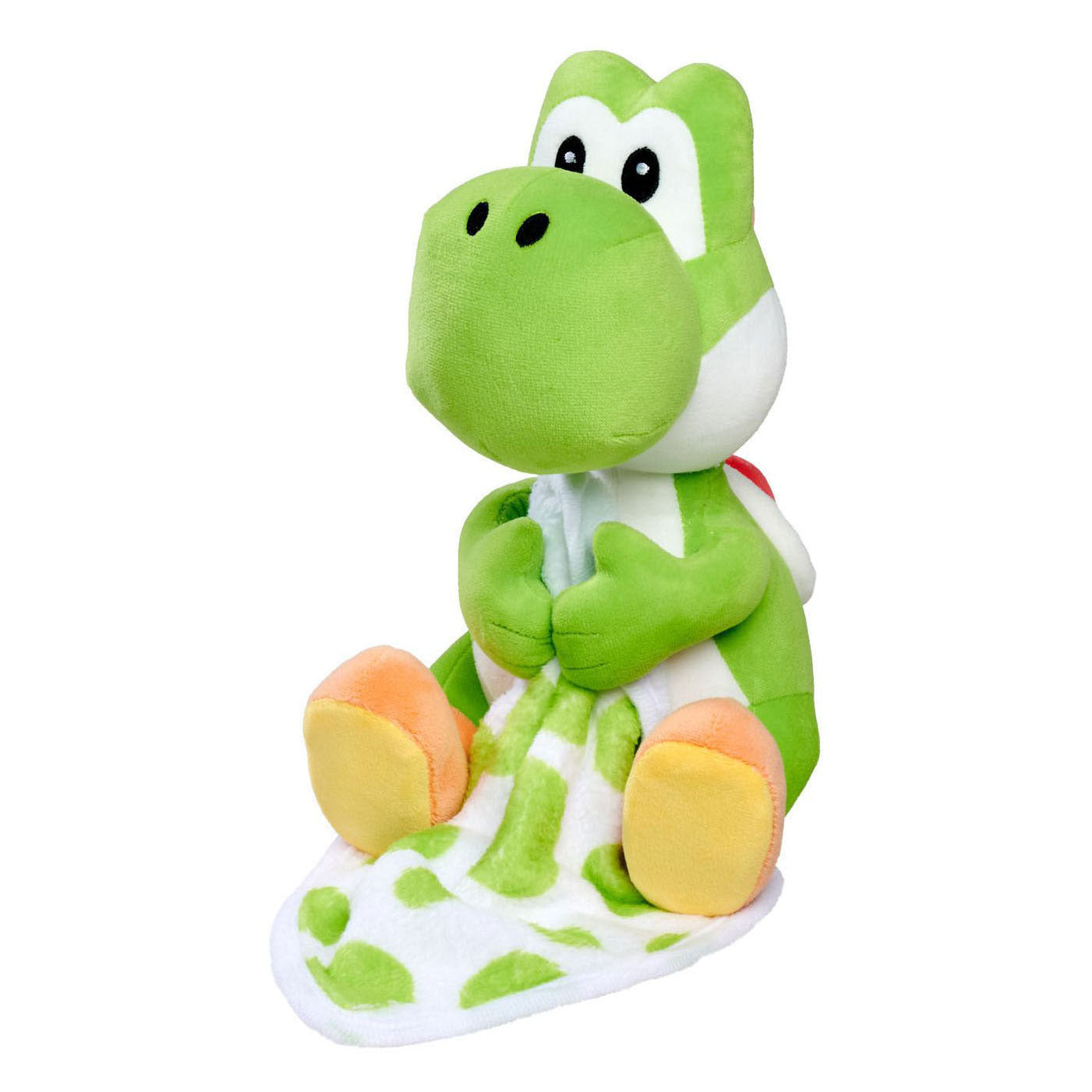 Simba my mario yoshi pluchen knuffel met dekentje - 23cm