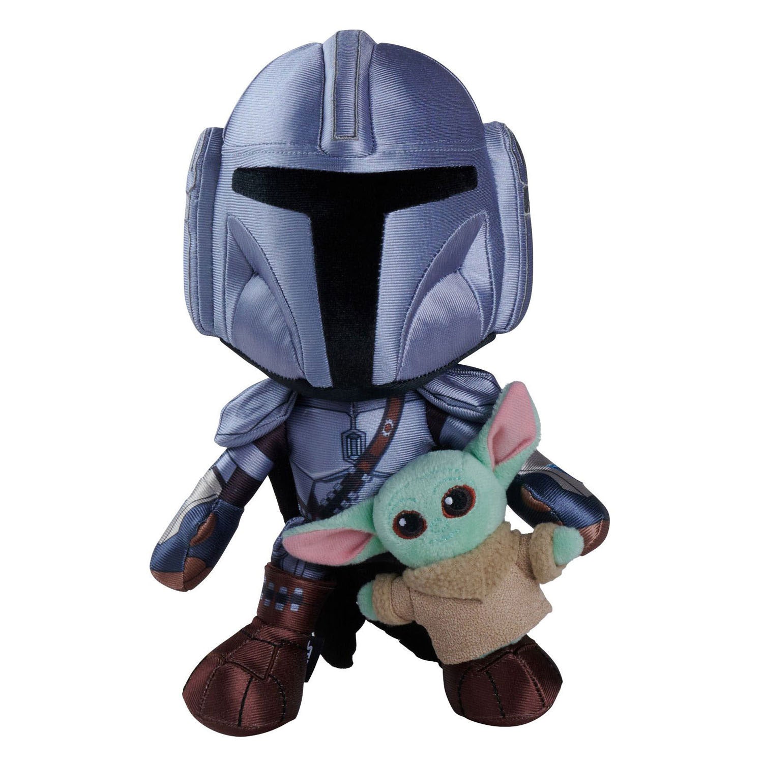Simba - Simba Star wars mandalorian met mini grogu pluche knuffel - 25cm