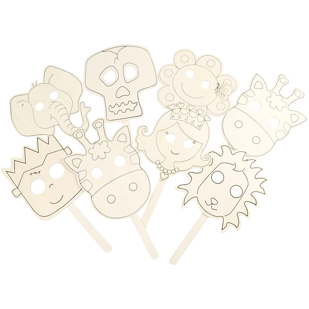 Creativ Company - Creativ Company Https://www.cchobby.nl/maskers-l-35-cm-b-22-cm-dikte-2-mm-16-stuk-1-doos