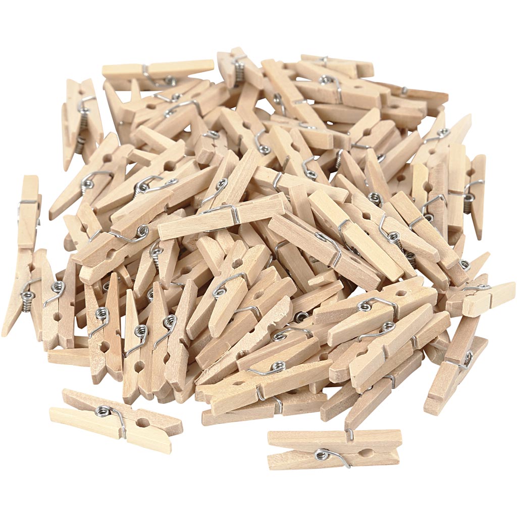 Creativ Company - Creativ Company Https://www.cchobby.nl/wasknijpers-l-30-mm-b-3-mm-100-stuk-1-doos