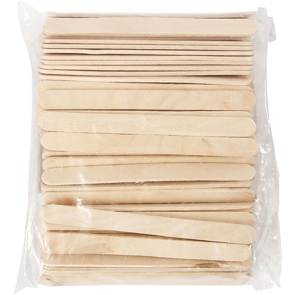 Creativ Company - Creativ Company Https://www.cchobby.nl/ijslollystokjes-l-11-5-cm-b-10-mm-naturel-200-stuk-1-doos-564761