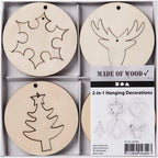 Creativ Company - Creativ Company Https://www.cchobby.nl/2-in-1-hangende-decoraties-d-7-cm-gatgrootte-3-mm-dikte-4-mm-8-stuk-1-doos